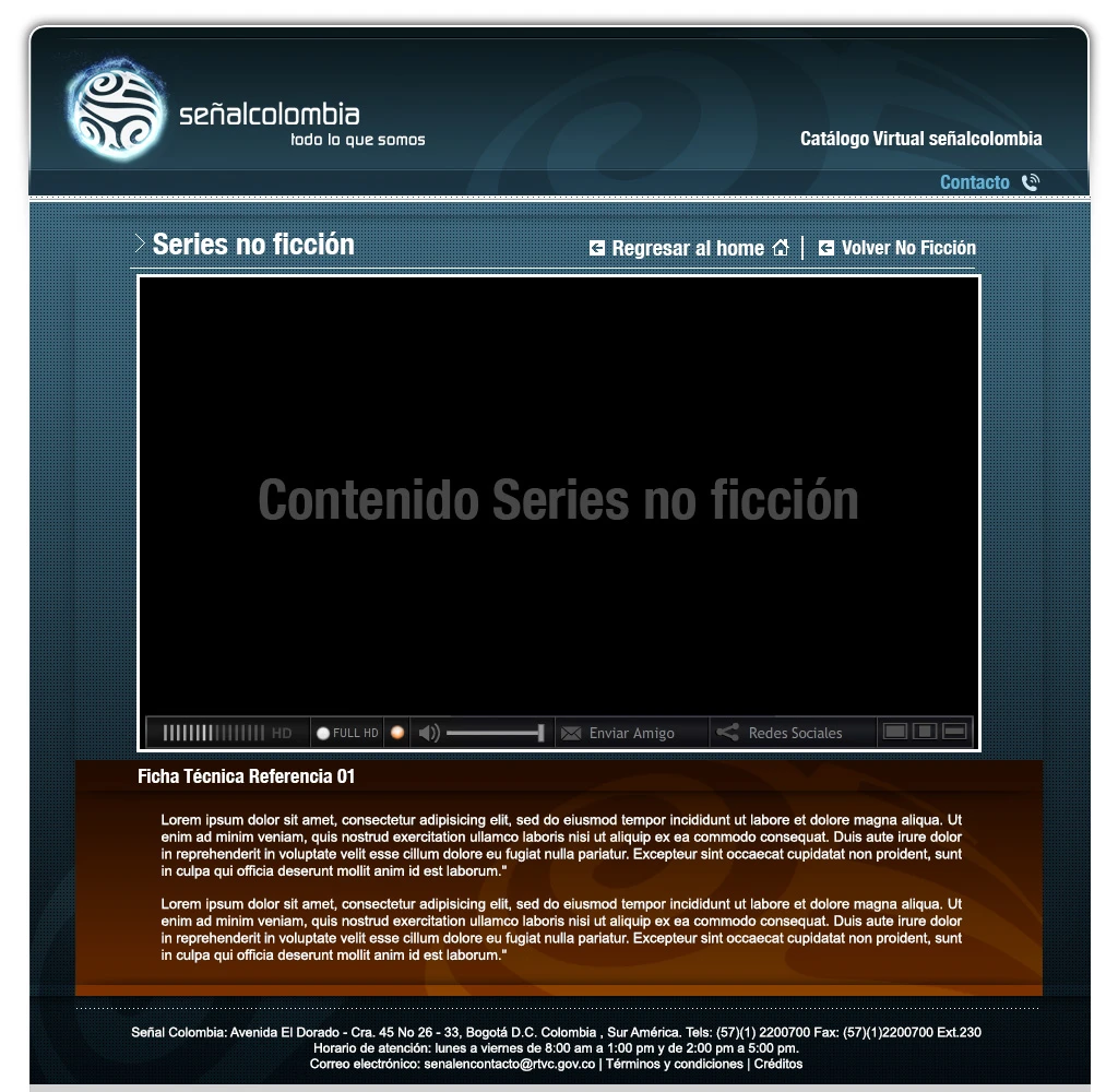 Catálogo Virtual Señal Colombia - Series No Ficción - loorlab
