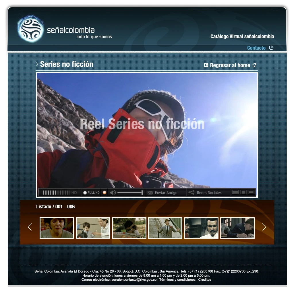 Catálogo Virtual Señal Colombia - Series No Ficción - loorlab