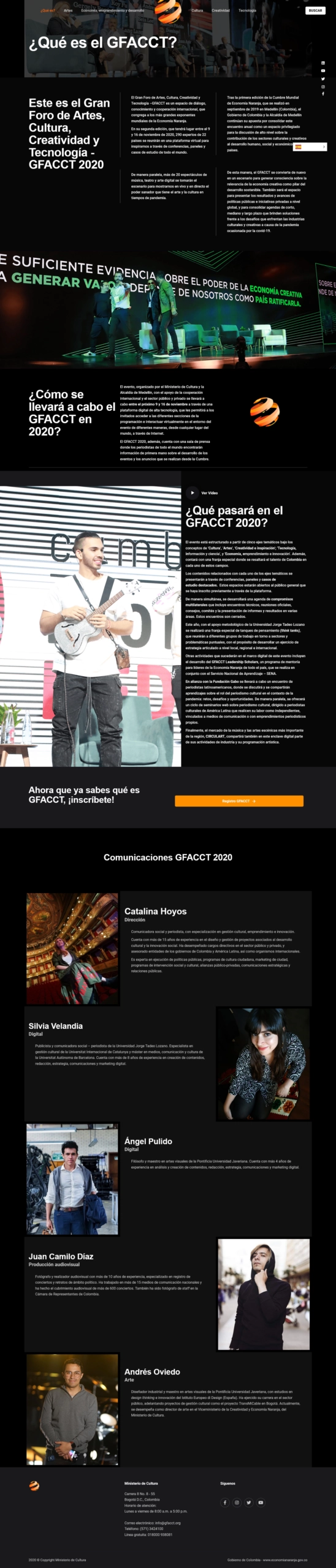 Mockup de sitio web