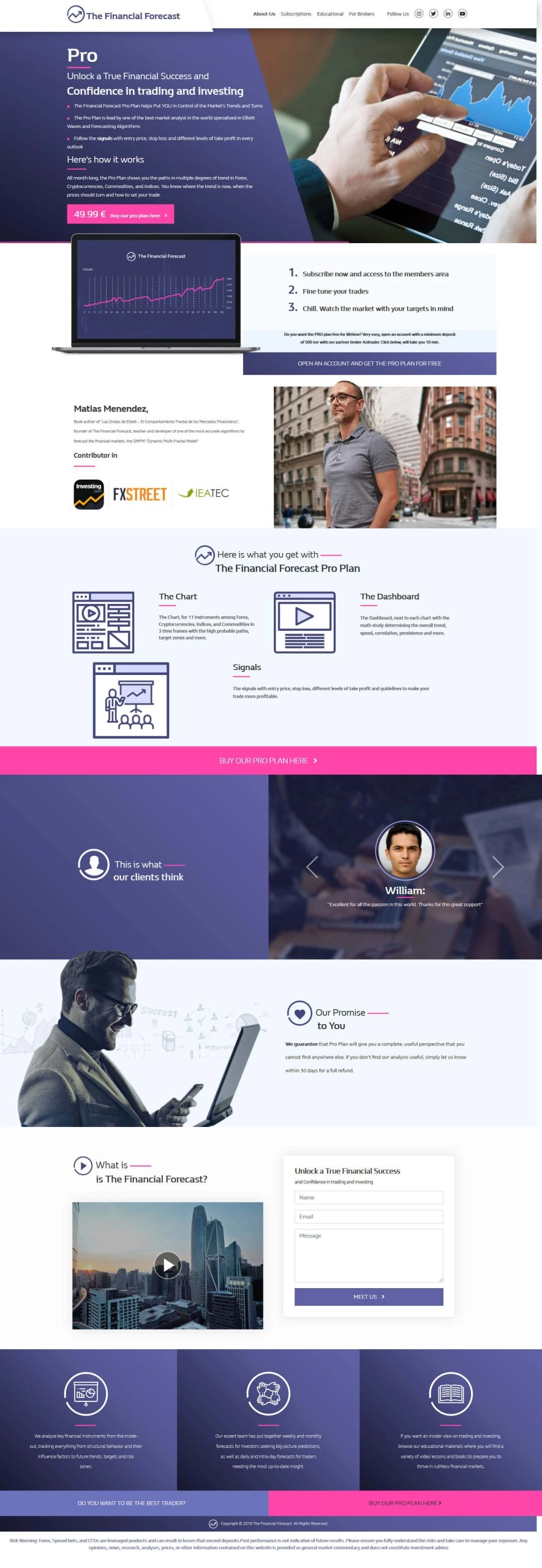 Mockup de sitio web