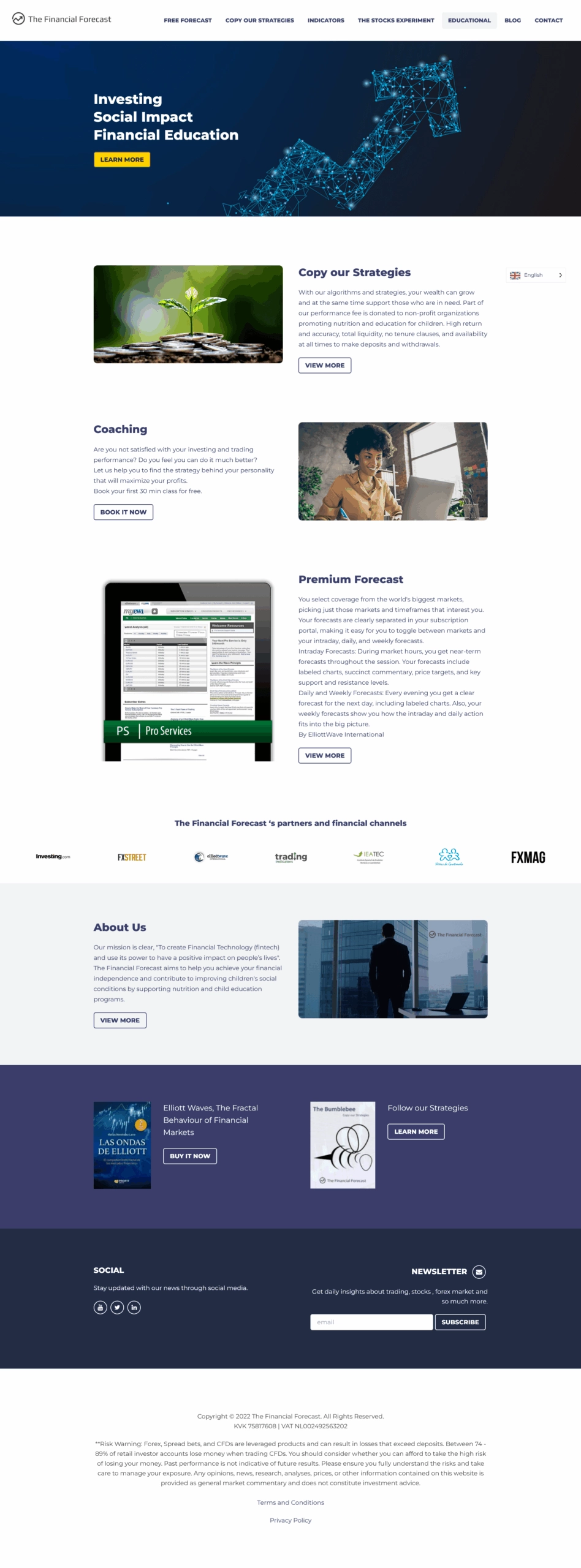 Mockup de sitio web