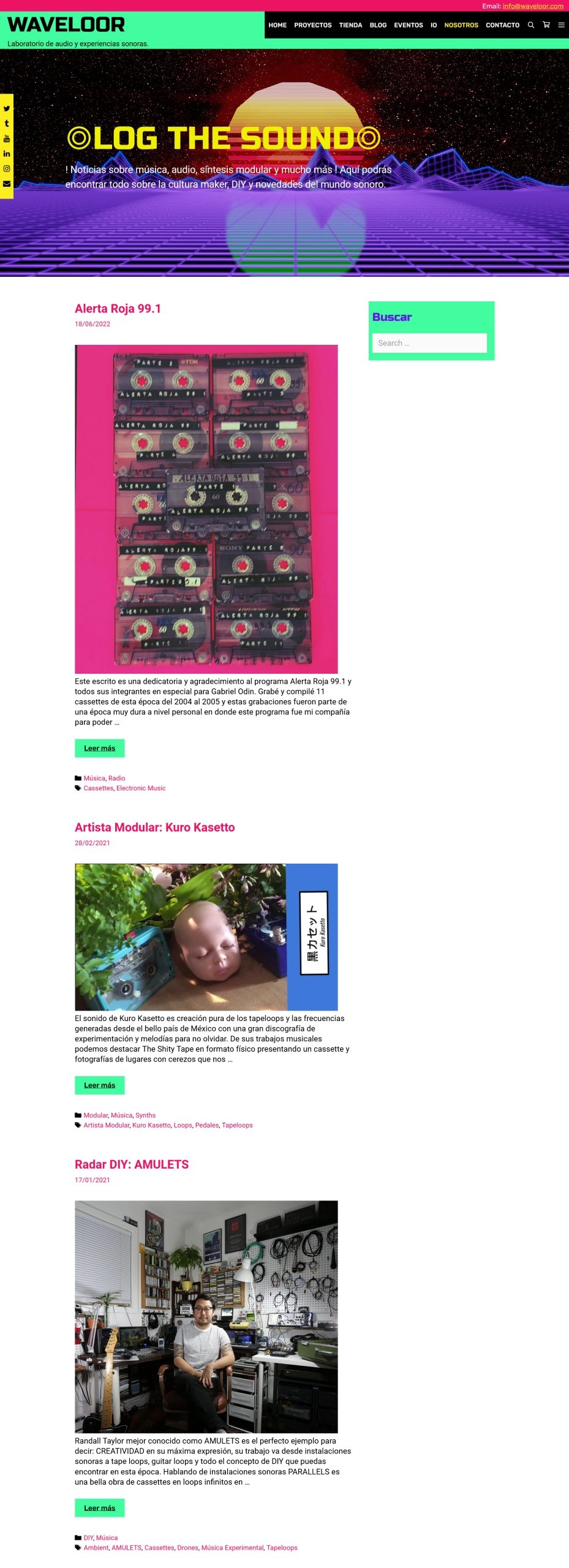 Mockup de sitio web
